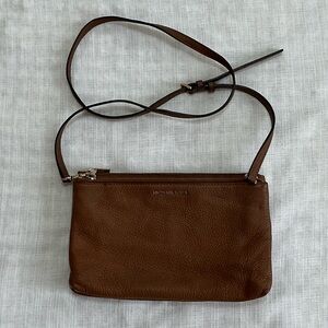 Michael Kors Tan Leather Shoulder Bag